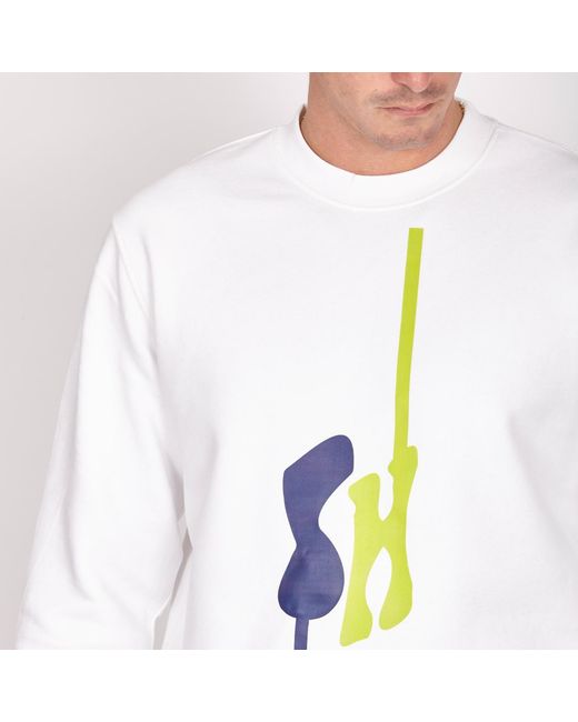 SOHUMAN White Rie Sustainable Sweatshirt