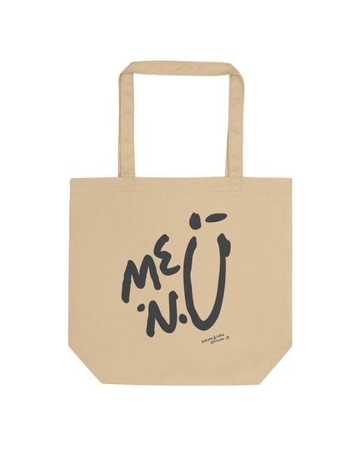 Anchor and Crew Natural Neutrals Neutral Twelve Me.N.U Editions Recycled Cotton Tote Bag