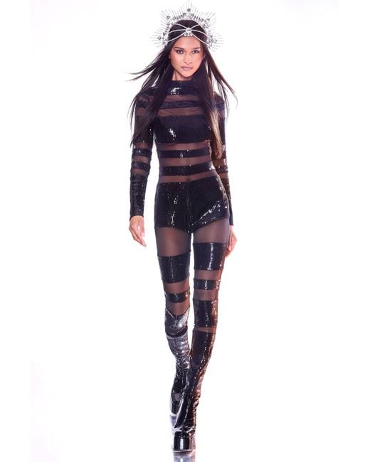Harmonia Ny Black Venusian Catsuit By Dani Watanabe