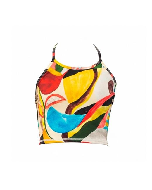 Pitaya Yoga Blue Tutti Fruti Top