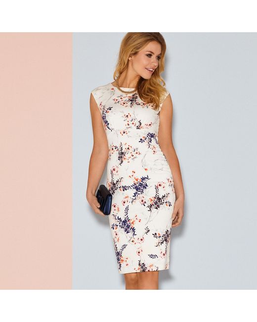 Alie Street London White Pippa Floral Shift Dress