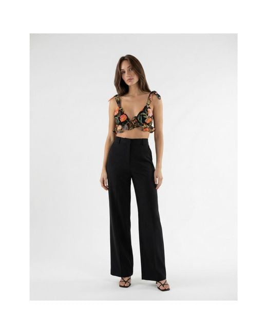 Introvertie VIENNA Brown Charmed Silk Bralette