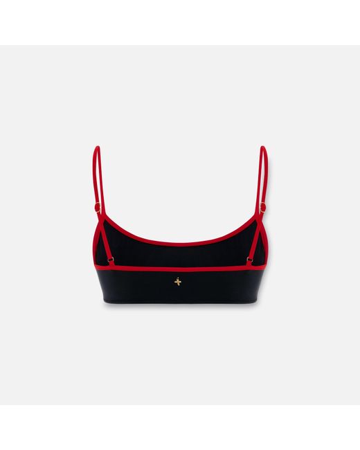 Pcfg Black The Solar Reflections Scoope Bikini Top