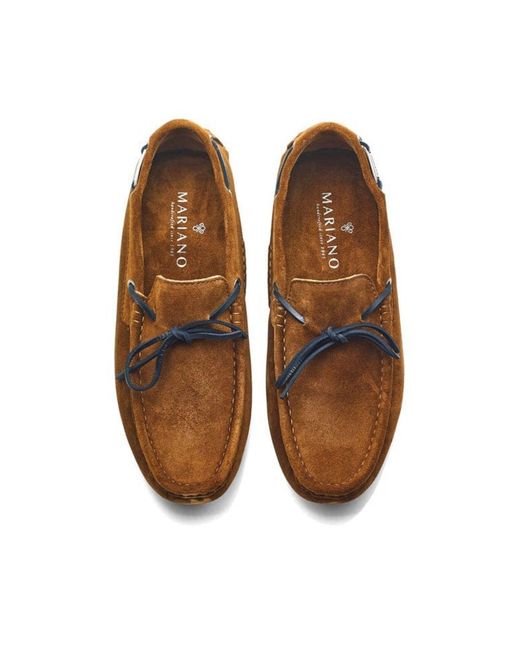 Mariano Shoes Brown Ilhavo Loafers Dark Cognac for men
