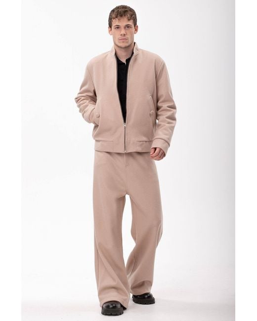 Maison Bogomil Pink Bomber Jacket for men
