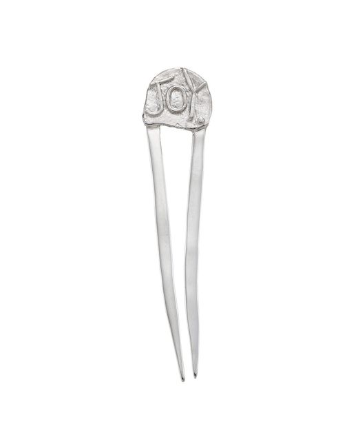 Indy Cockroft White Joy Hair Pin