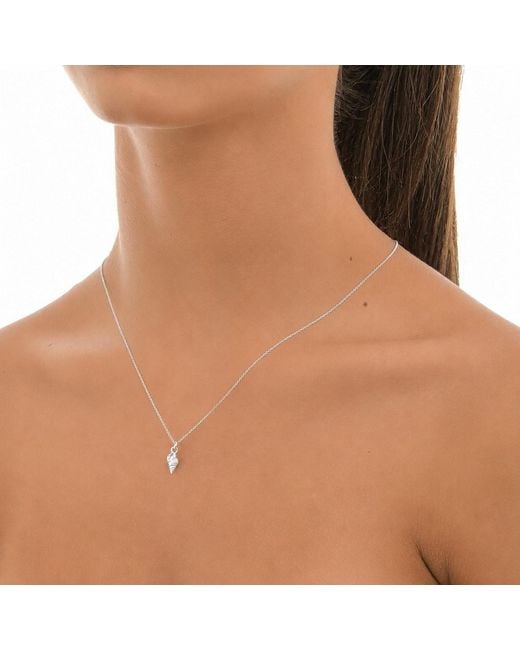 Mother Nature Jewelry Metallic Sea Shell Pendant, Handmade Minimalist Necklace