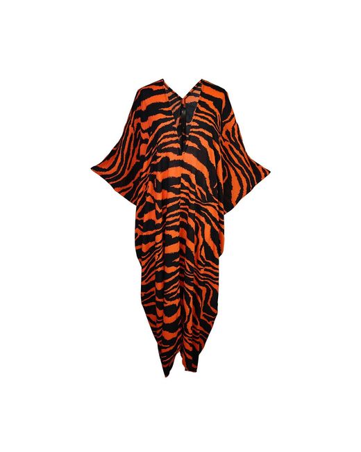 Jennafer Grace Red Tigress Caftan