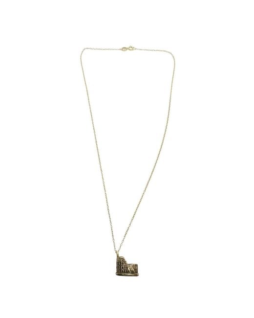Tg-Jewellery by Tamara Gervasio Metallic Colosseum Pendant – Handcrafted Sterling Or Flash-Plated