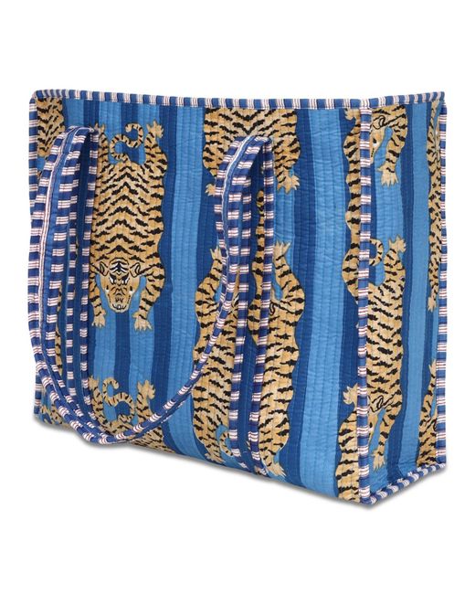 Conscious Yoga Collective Blue The Ultimate Tibetan Tiger Tote
