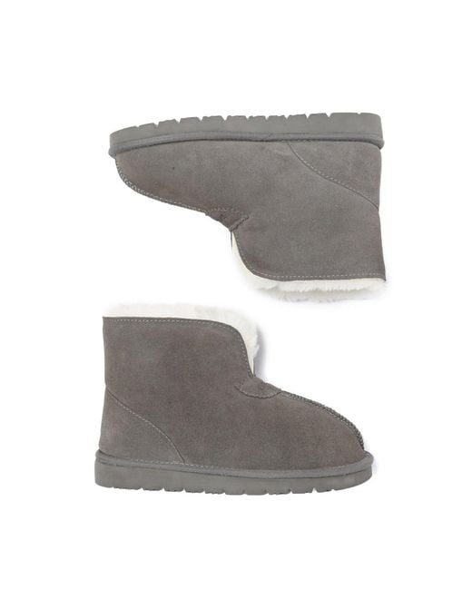EverAu Australia Brown Owl Ankle Boots