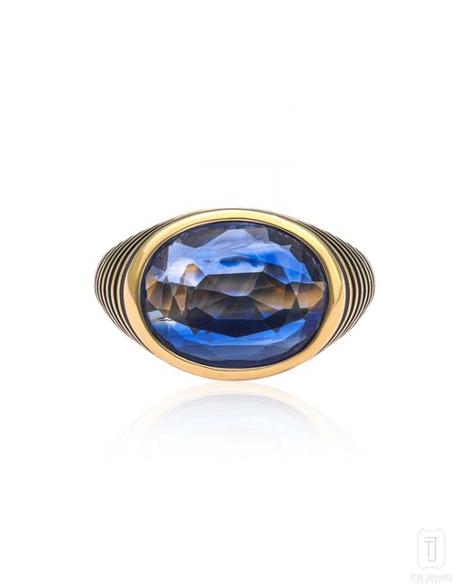 The Jewelz Blue Imperial Gemstone Ring