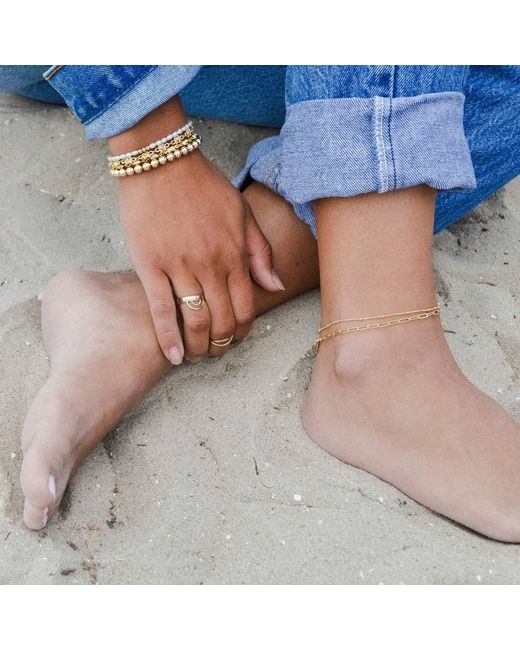 SET & STONES Metallic Aria Anklet