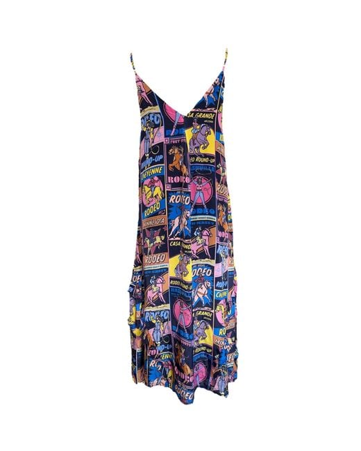 Any Old Iron Blue Rodeo Ruffle Dress