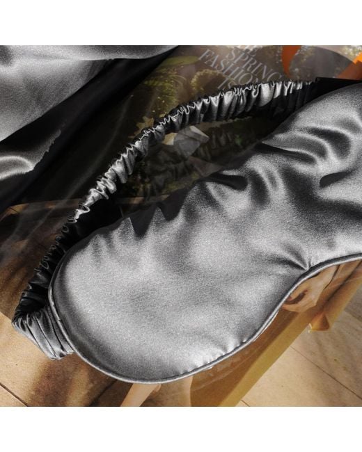 Silk Works Black Mulberry Silk Eye Mask