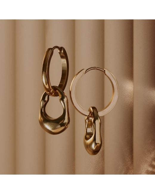 A Weathered Penny Metallic Neve Hoops