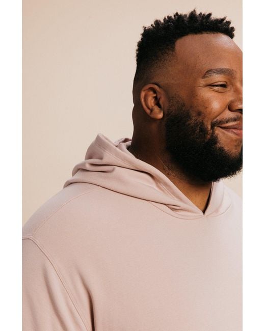 Ocio Leisurewear Pink Classic Softcore Hoodie for men