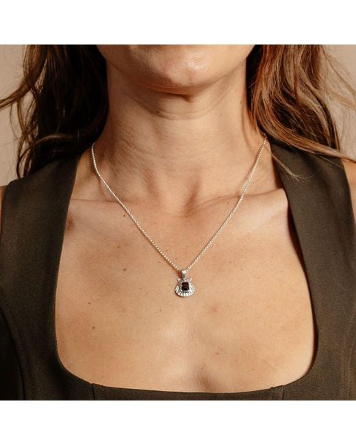 Zoe & Morgan Metallic Cordelia Necklace