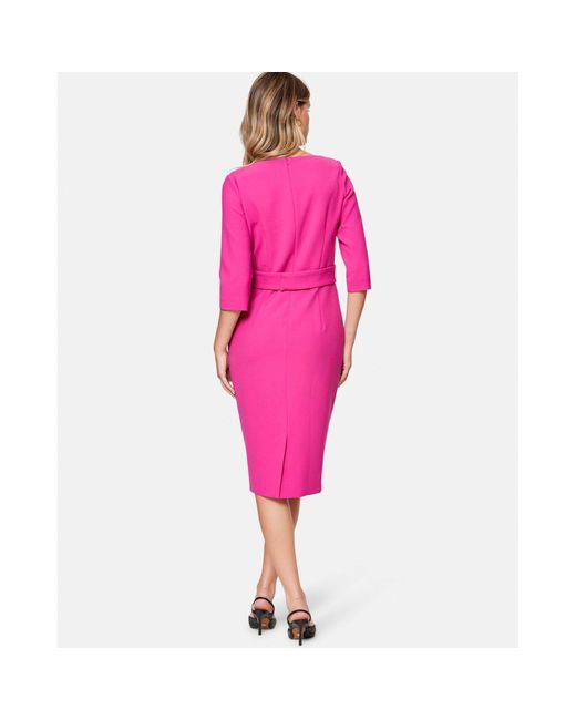 Helen Mcalinden Pink Esme Cyclamen Dress