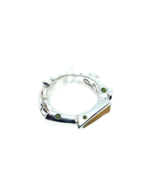 Tg-Jewellery by Tamara Gervasio Metallic Club Ring Uv Enamel One Of A Kind