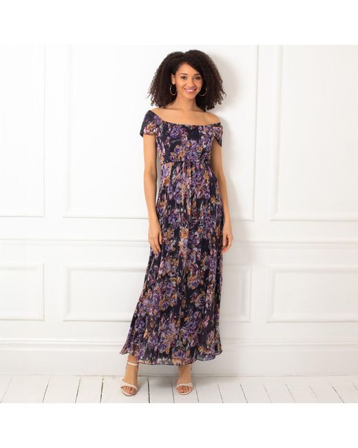 Alie Street London Purple Florence Maxi Dress