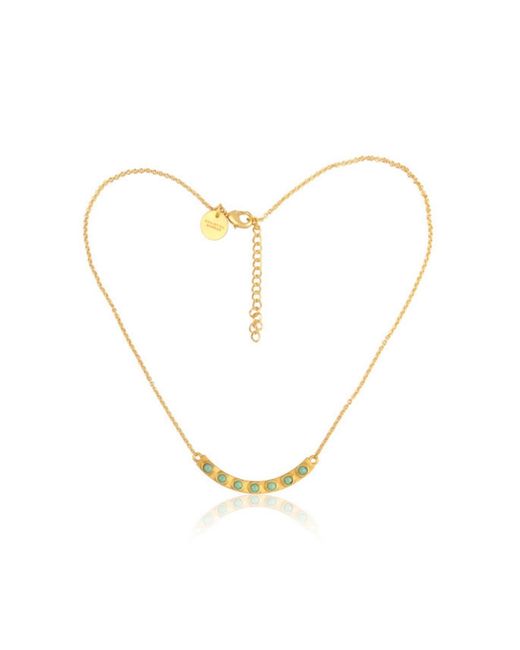 Christina Greene Metallic Bar Necklace