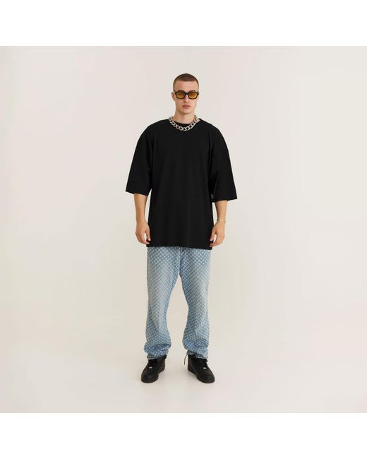 mysimplicated Blue Oversized T-Shirt for men
