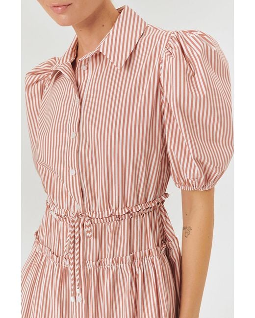 Exquise Pink Legacy Midi Dress –