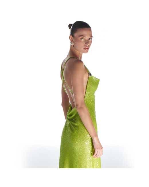 GIGII'S Green Aure Glam Dress
