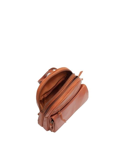 Lloyd Baker Brown Sikkim Leather Backpack