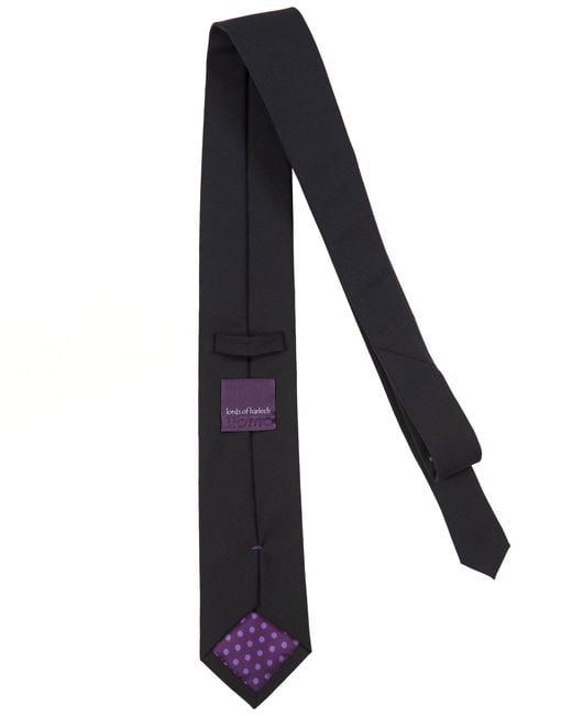 Lords of Harlech Blue Taddeo Merino Tie for men