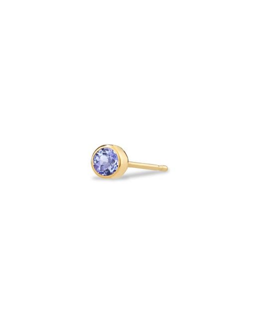 Maya Brenner Blue Birthstone Stud