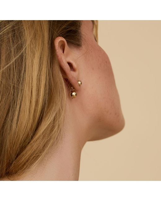 Kate Koel Metallic Round Dangling Earrings