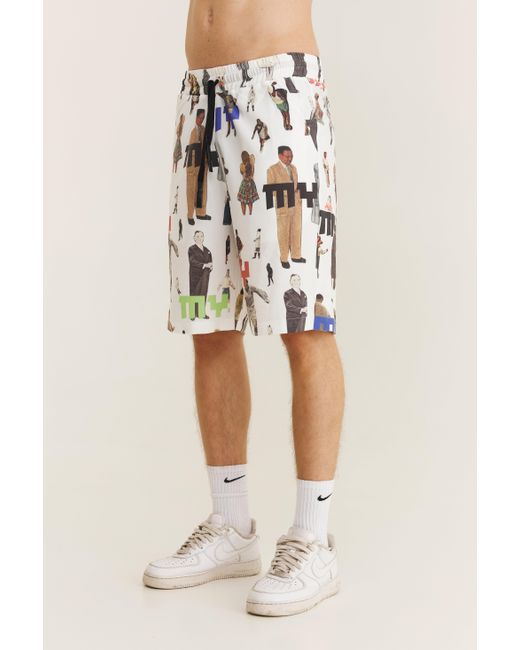 mysimplicated White Bermuda Shorts for men
