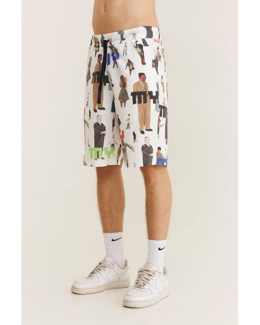 mysimplicated White Bermuda Shorts for men