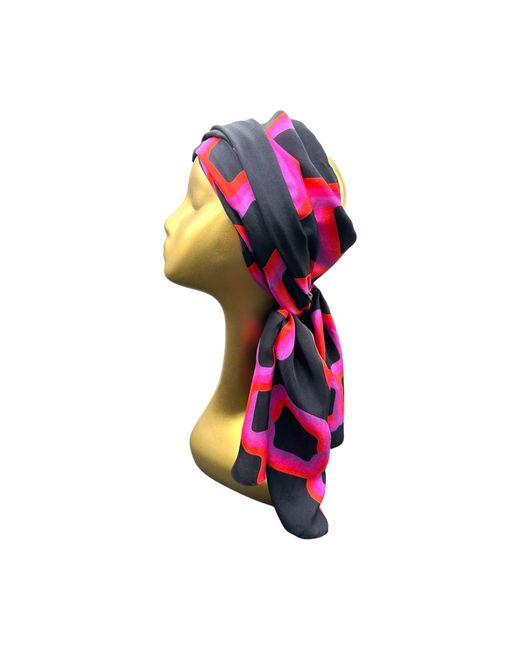 Julia Clancey Pink Link Silk Scarf