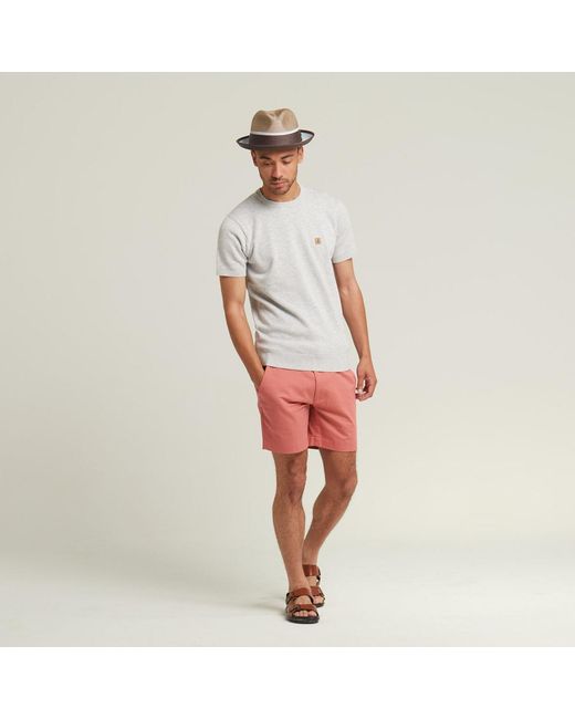 Dasmarca Hats Blue Neutrals Dasmarca Verona Sky Lightweight Summer Two Tone Straw Fedora Hat For And for men