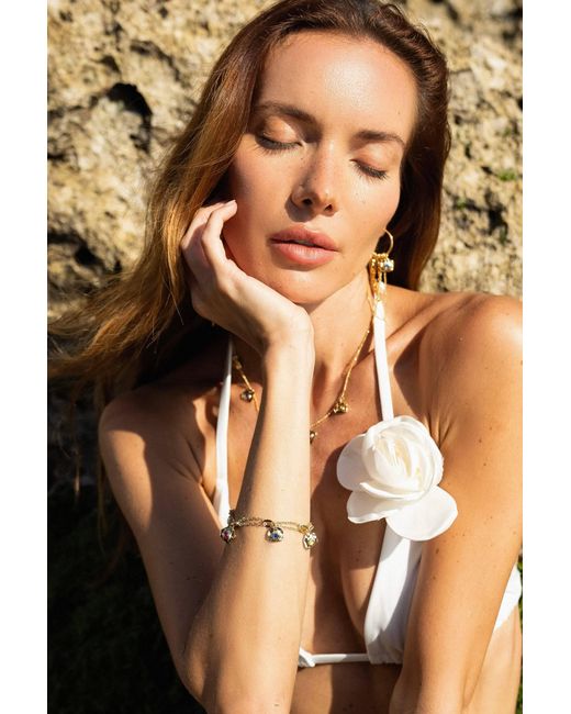 Classicharms Metallic Iris Gemstone Charm Bracelet