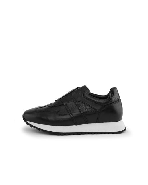 Ilvi Black Tord Leather Sneaker for men