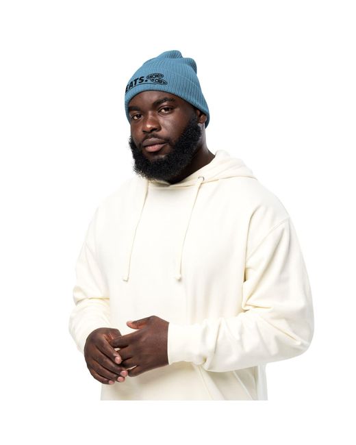 Anchor and Crew Blue Light Eats Gen. Organic Cotton Embroidered Beanie for men
