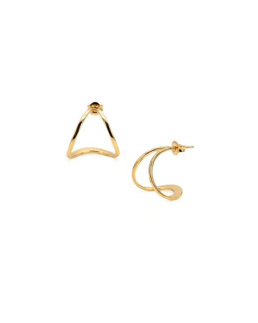 Jaredjamin Metallic Tabby Earrings