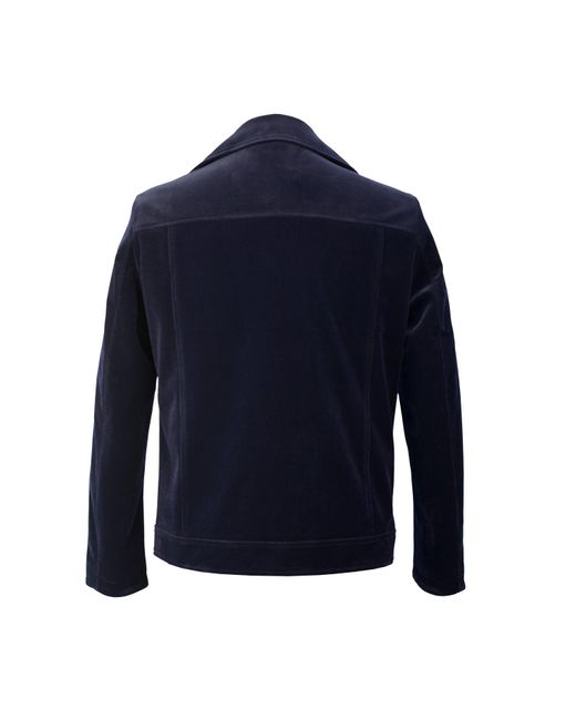 DAVID WEJ Blue Washington Corduroy Biker Set for men