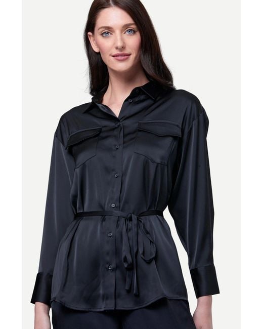 Zafur Black Barron Blouse