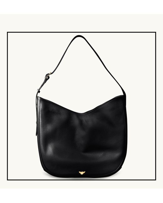 Apatchy London Black The Emma Leather Bag