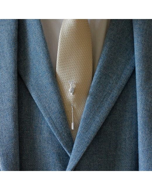 Lee Renee Metallic Baby Snail Tie Pin – for men