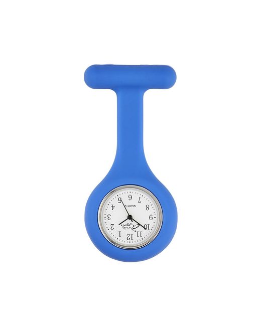 Bermuda Watch Company Blue Annie Apple Silicon Nurse Fob Watch With 7 Straps