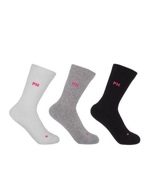 Peper Harow - Made in England Multicolor Three Pack Recycled Sport Socks – Mix