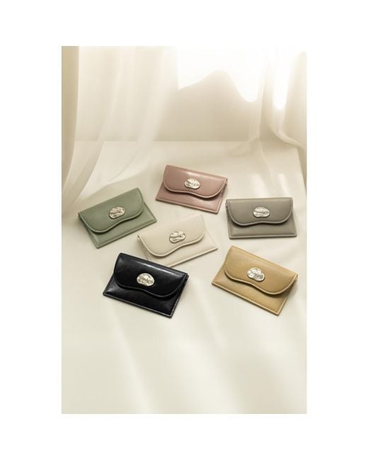 MARHEN.J Gray Neutrals Aurora P Wallet Sand