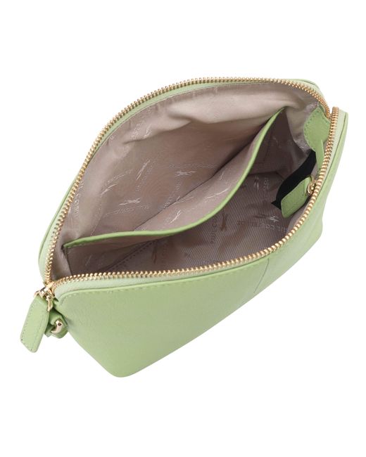 Paul Costelloe Green Lenya Leather Shoulder Bag