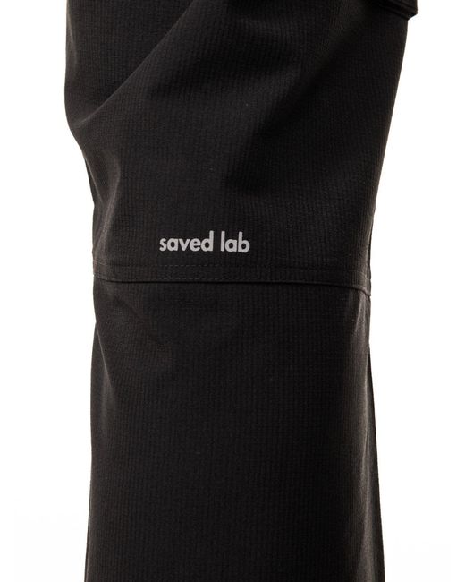 Saved Lab Black Cargo Pant for men